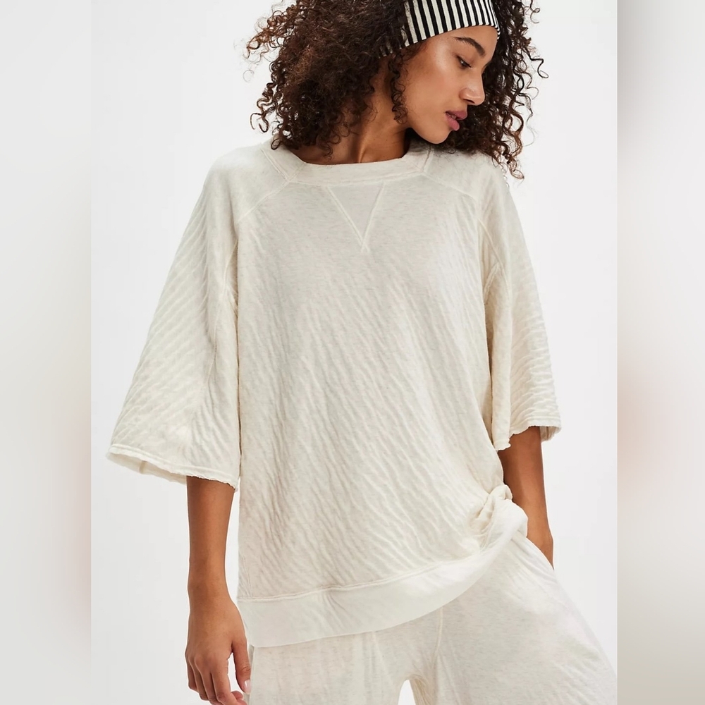 Free People Intimately Wait A Minute Sleep Tee NWOT